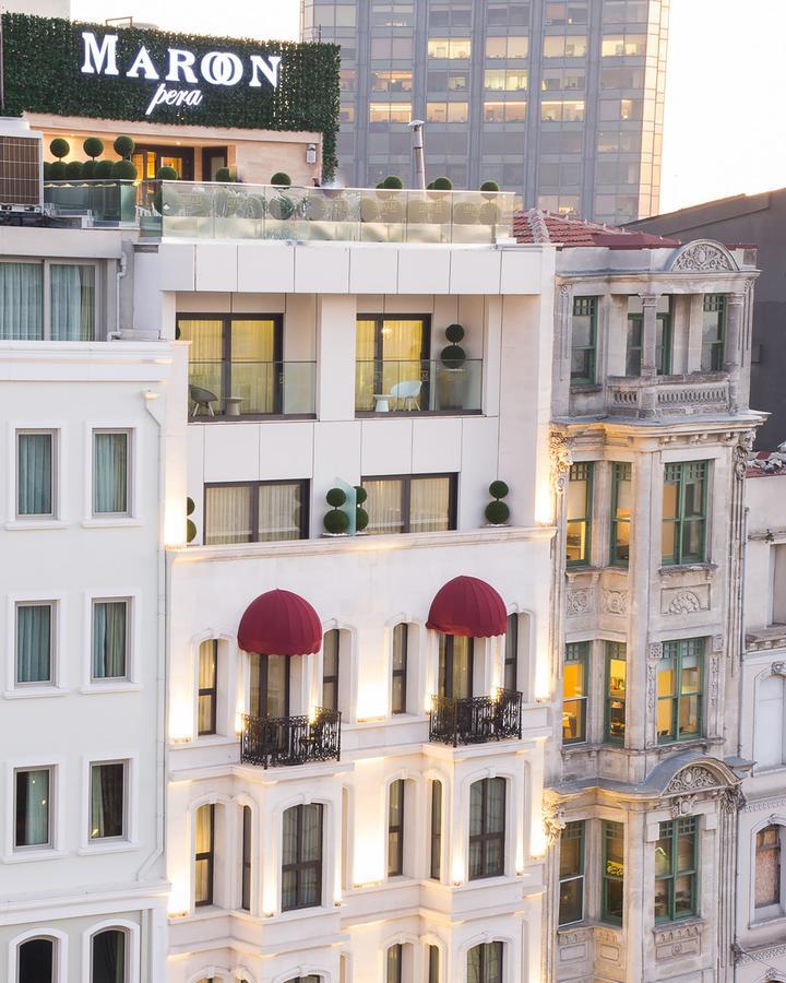 Maroon Hotel Pera Istambul Exterior foto